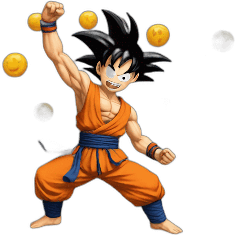 Dancing Goku emoji