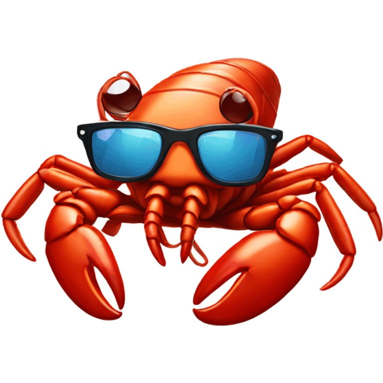 lobster with sunglasses  emoji