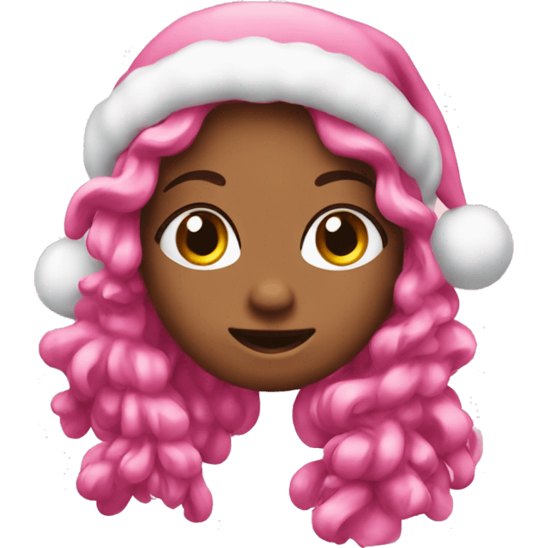 Pink cute Christmas  emoji