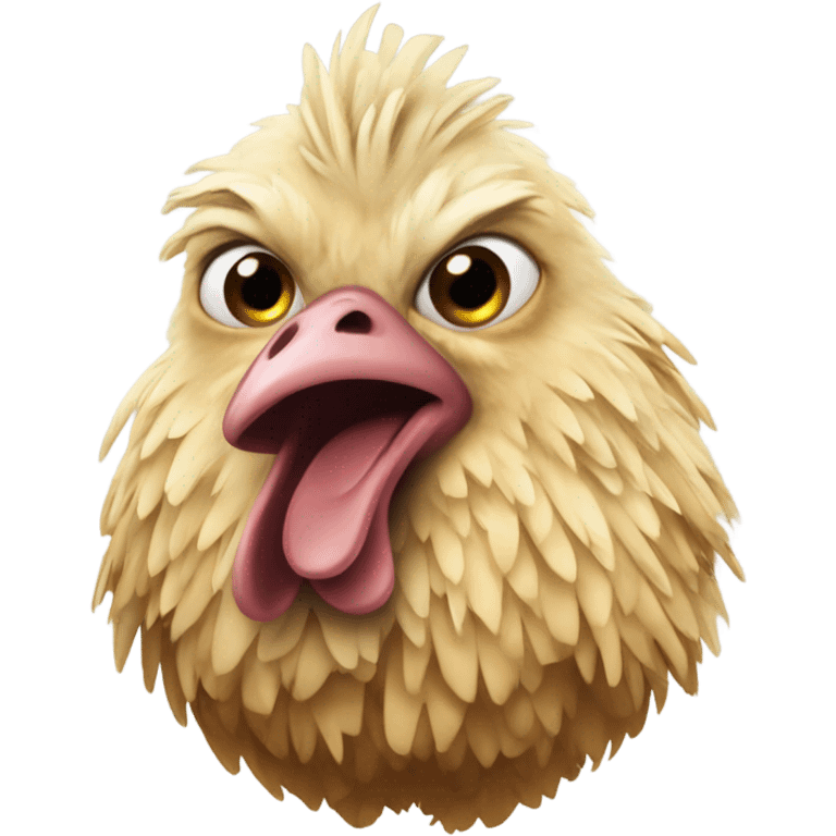 Nasty chicken emoji