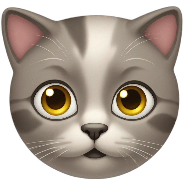 Chat cœur dans les yeux emoji