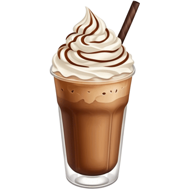 Coffee iced coffee frappe emoji