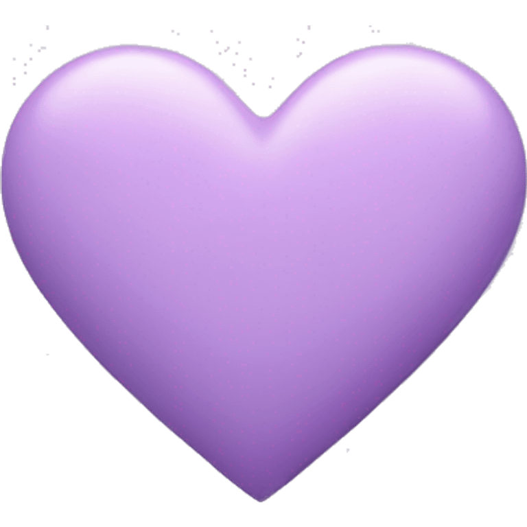 Pastel violet heart emoji