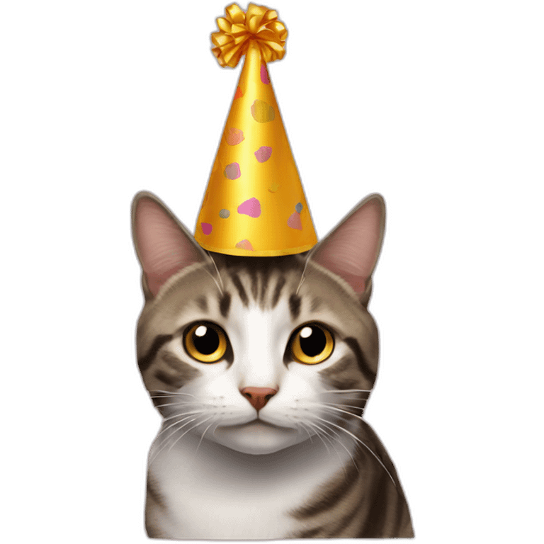 cat party hat emoji