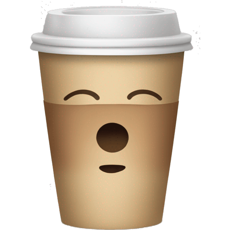 Disposable coffee cup emoji