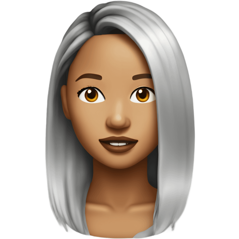 3d hyper Realistic Karrueche Tran photo  emoji