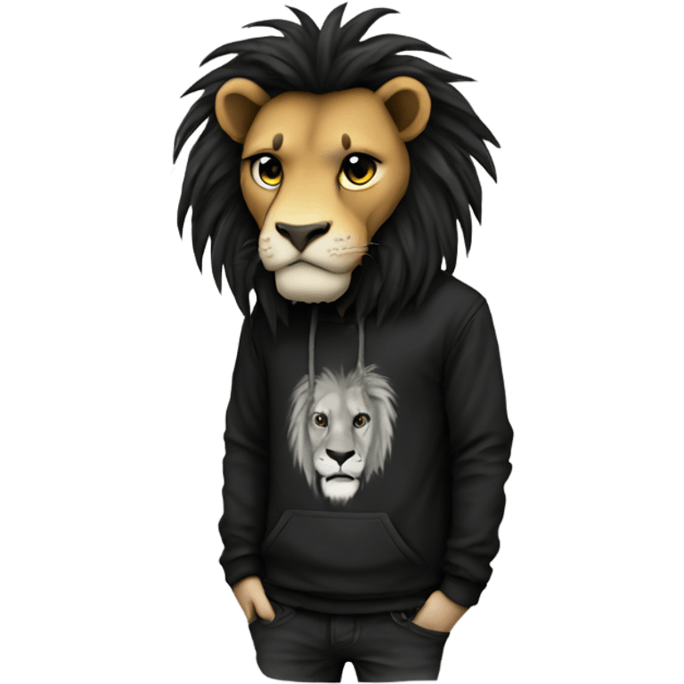 Emo lion emoji