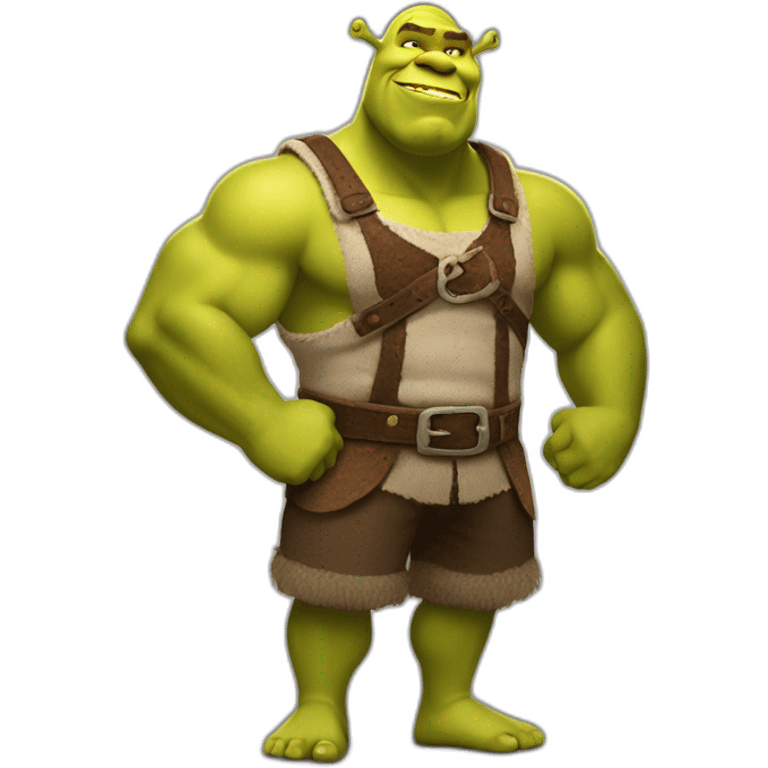 shrek musclé emoji