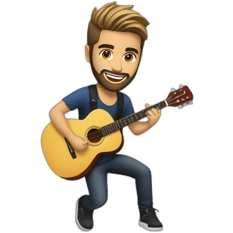 Kendji girac avec guitare emoji