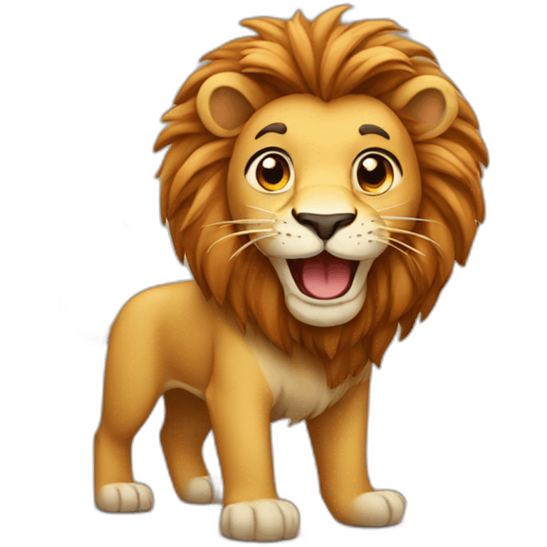 happy birthday lion emoji