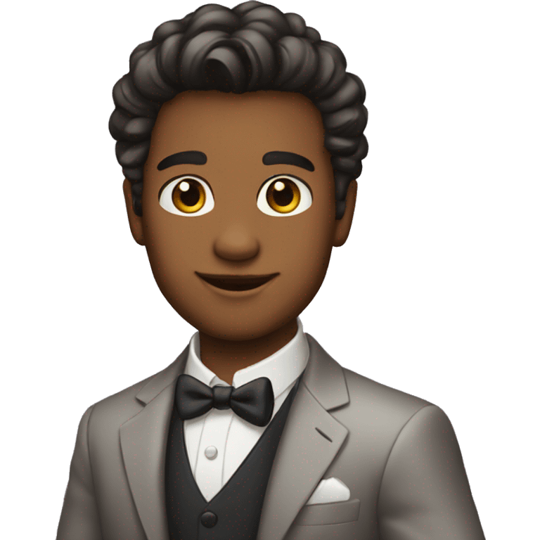 Handsome rich boy emoji