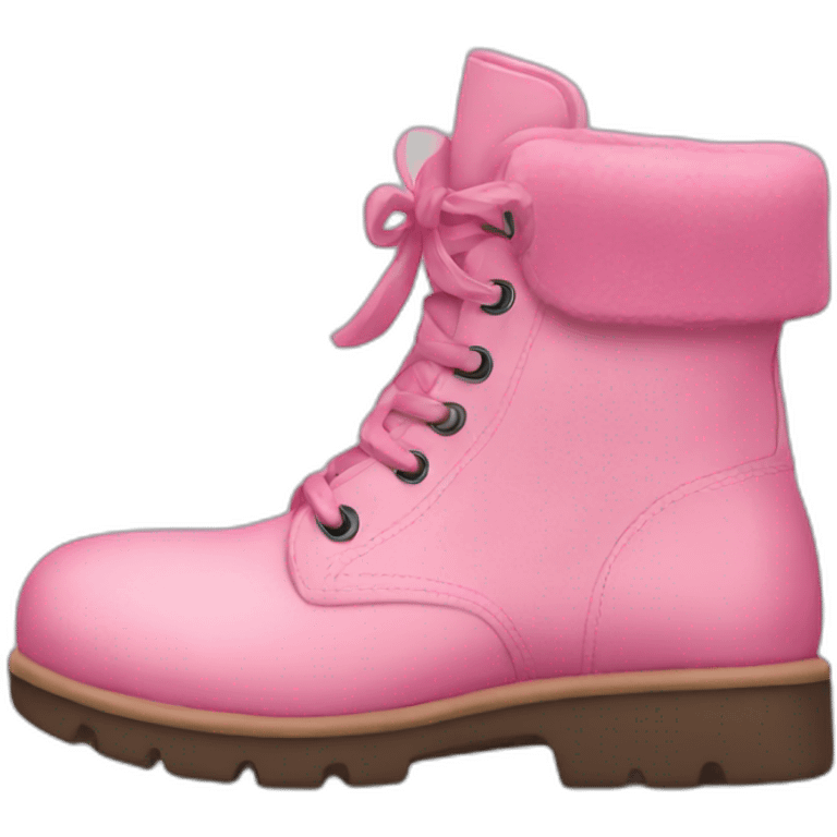 pink boots emoji