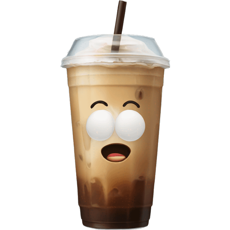 1 iced coffee emoji