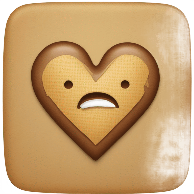 brown heart with a band aid emoji