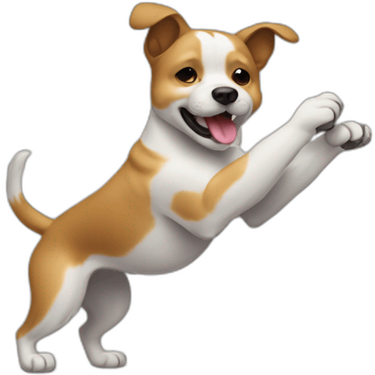 Chien qui danse emoji