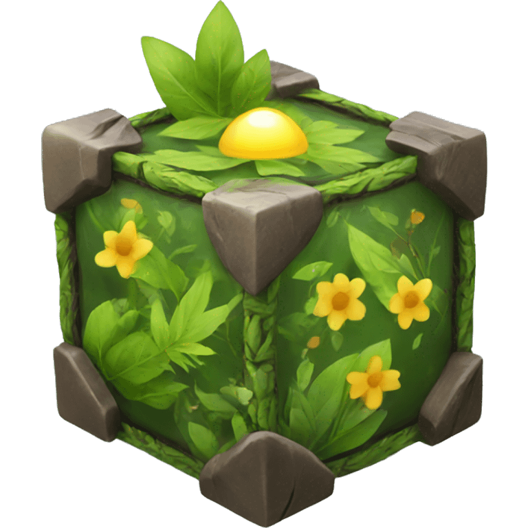 nature healing cube emoji