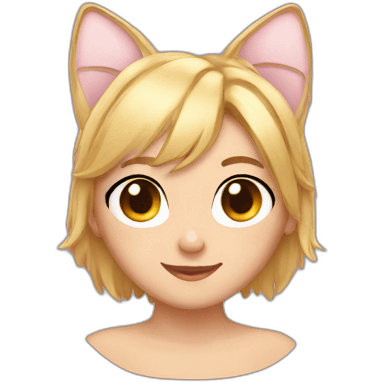 sexy cat ears emoji