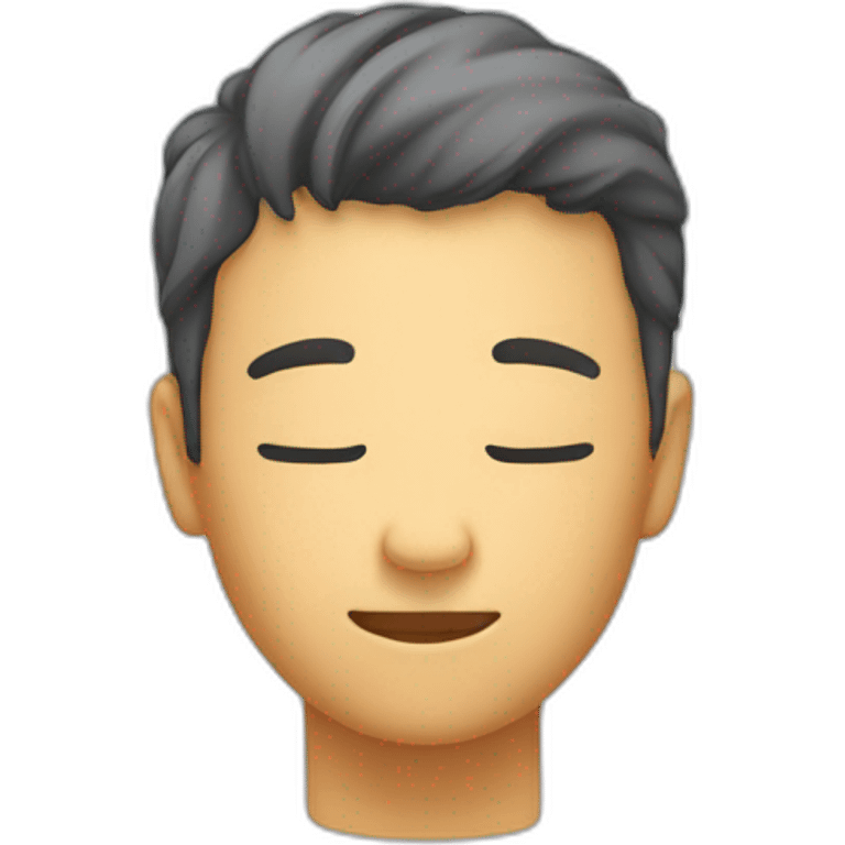 feet behind head emoji