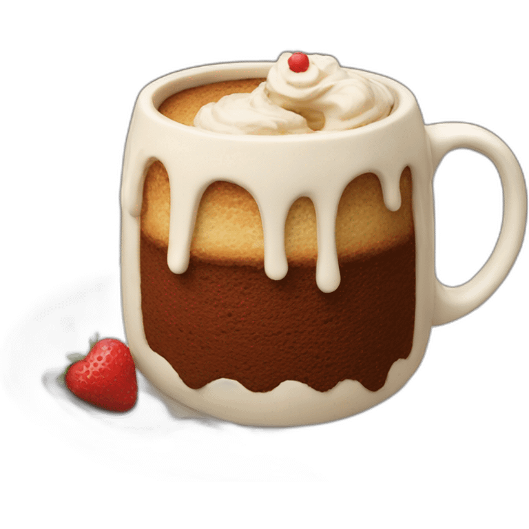 Mug cake emoji