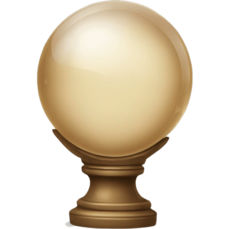 Beige crystal ball emoji