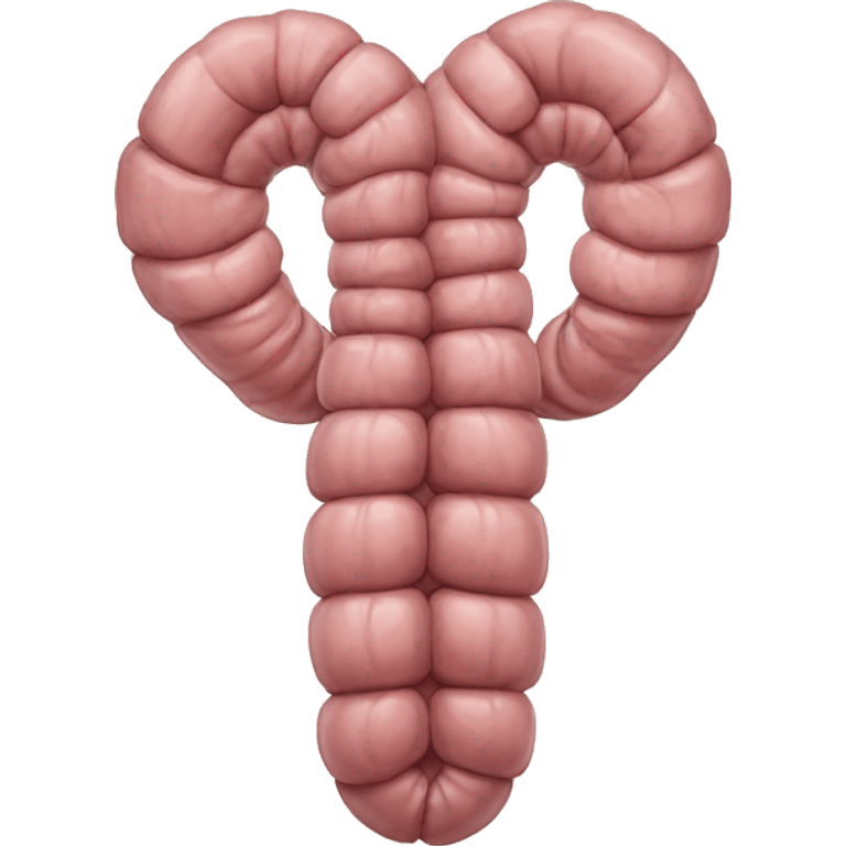 two intestines emoji