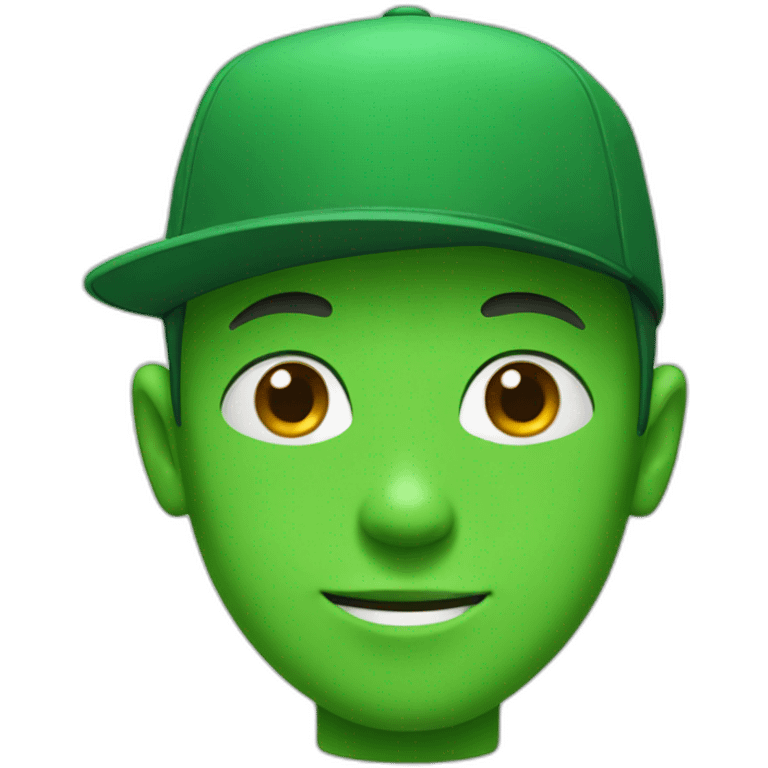 kid with green hat emoji