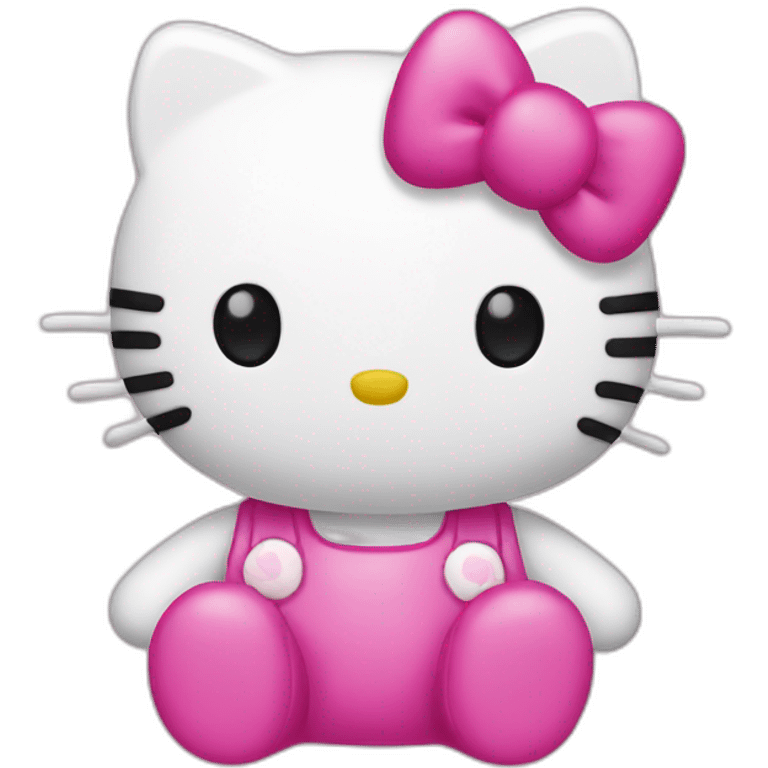 Hello Kitty pink emoji