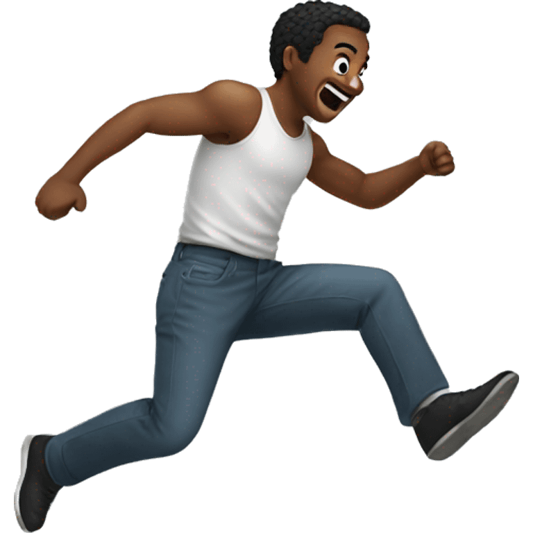 Man jumping  emoji