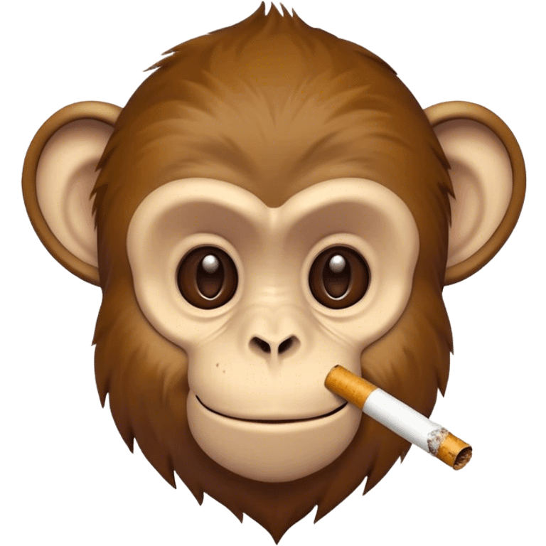 Monkey with a joint emoji