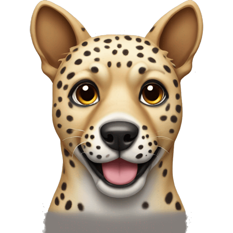 Leopard dog emoji