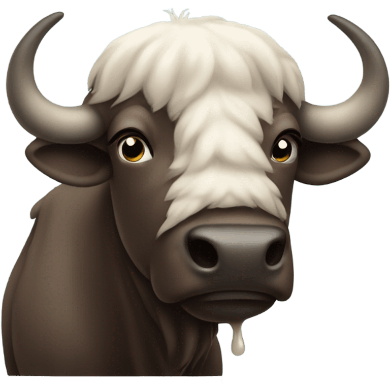 Buffalo crying  emoji