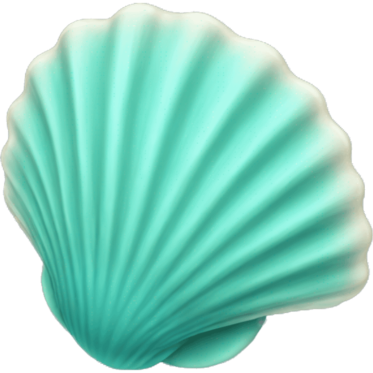 light teal seashell emoji