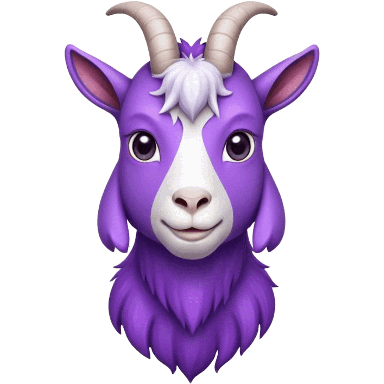 Purple goat emoji