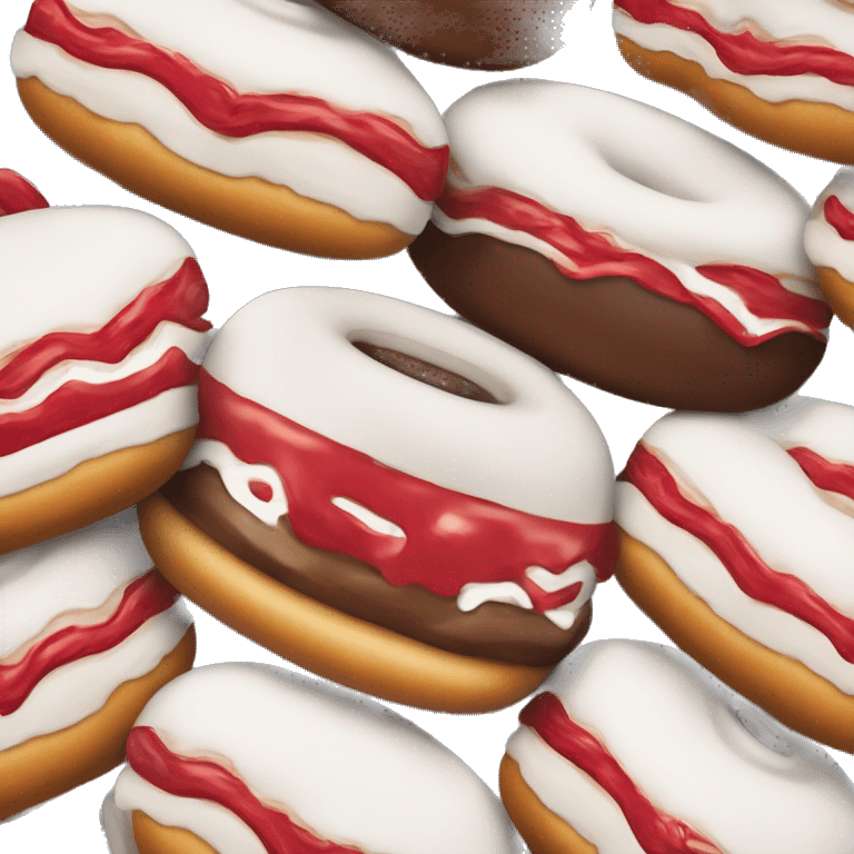 “Tim Hortons store with a red and white color scheme, featuring the classic Tim Hortons logo, a warm and welcoming design that represents a popular coffee and donut shop.” emoji