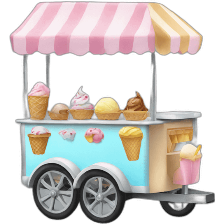 ice cream cart emoji