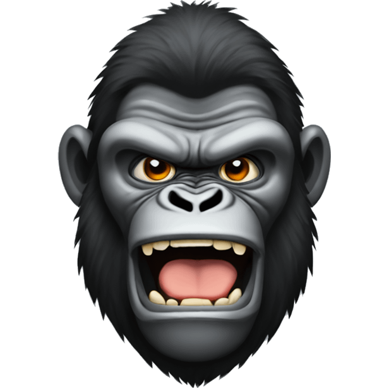 angry gorilla emoji