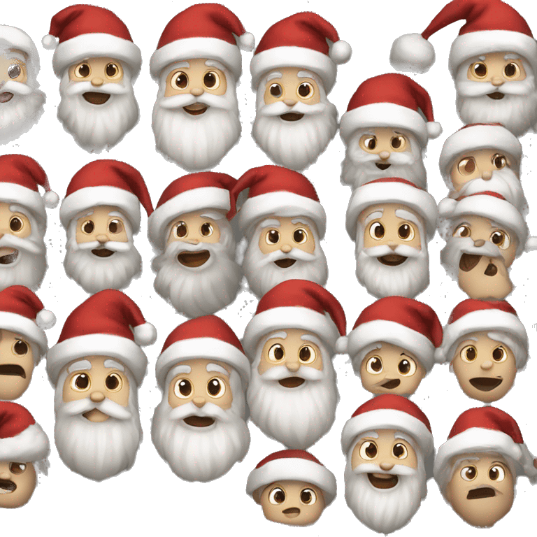 santa claus cute emoji