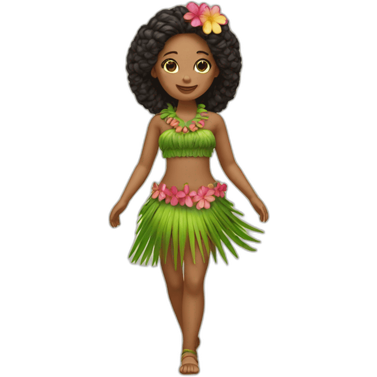 hula girl dolls emoji