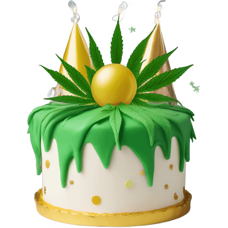 Weed birthday emoji