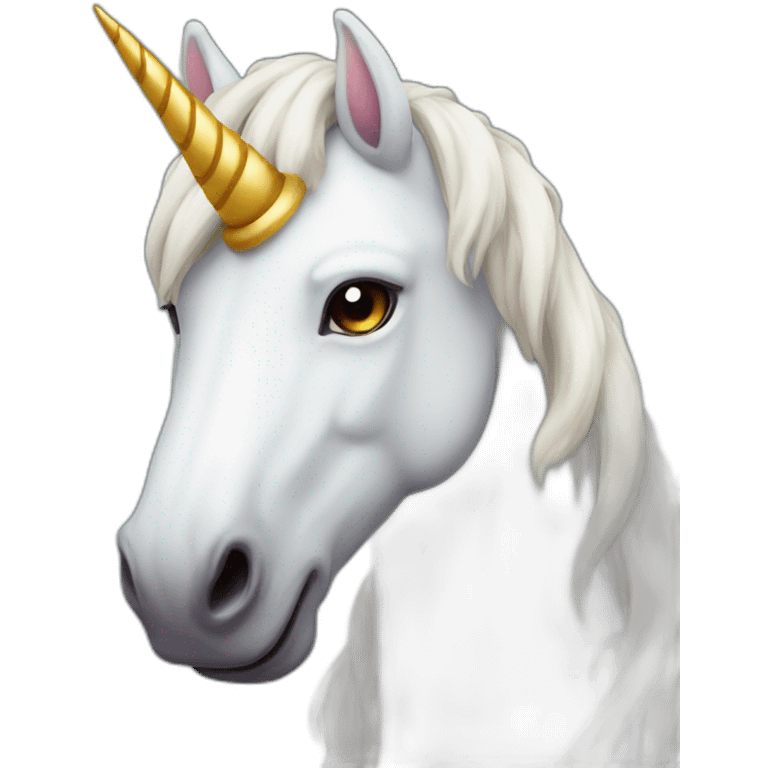 Sick unicorn emoji