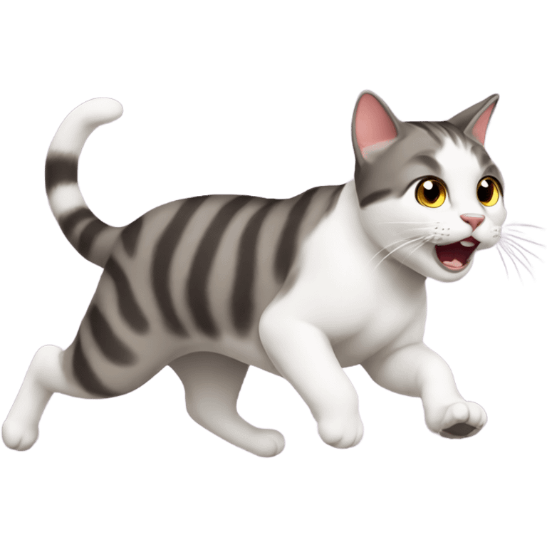 Cat running  emoji