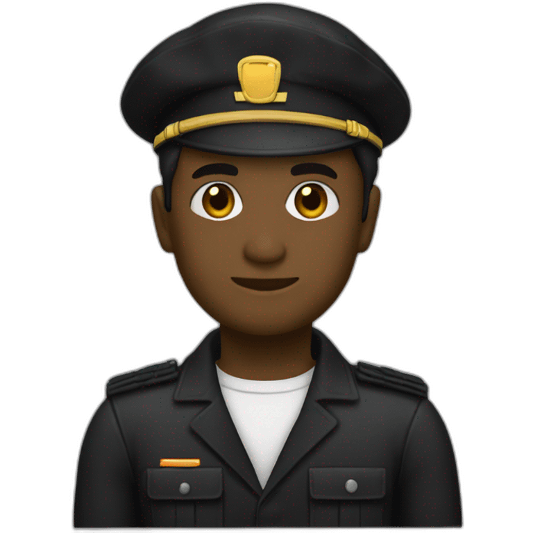 Submarinista traje negro emoji