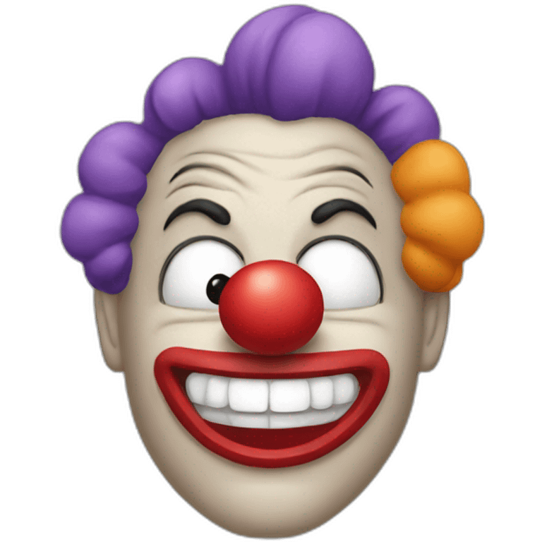 angly clown emoji