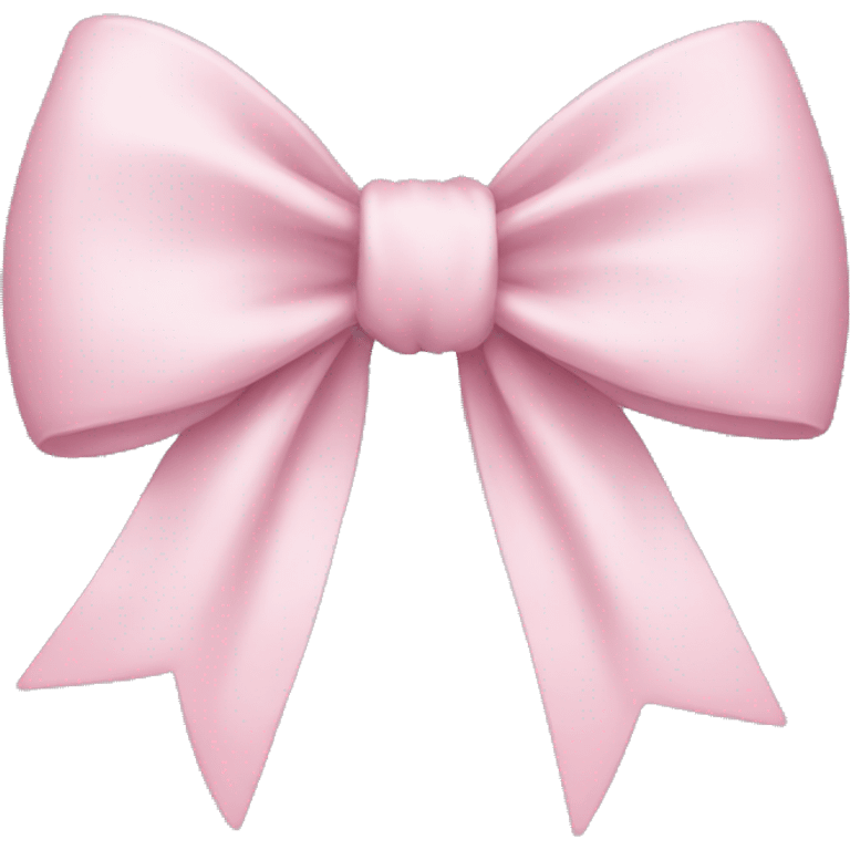 Light pink bow emoji