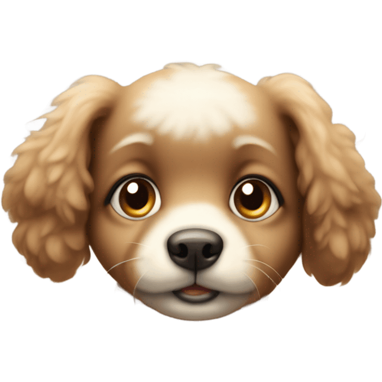 Cute puppy emoji