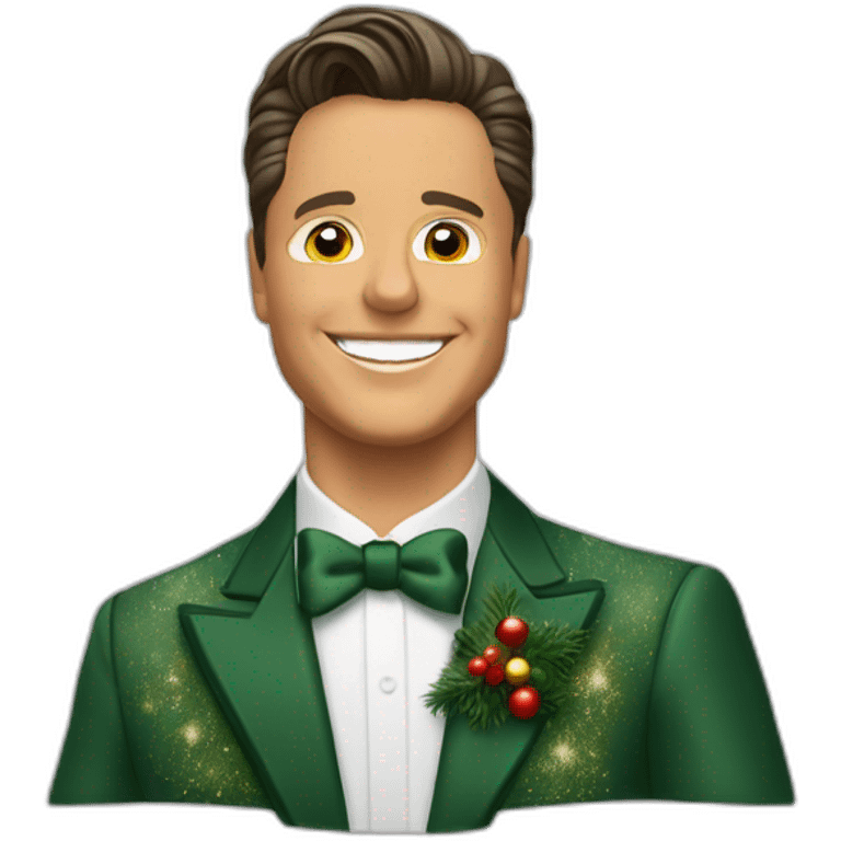 Luis Miguel deseando feliz navidad a Azucena emoji