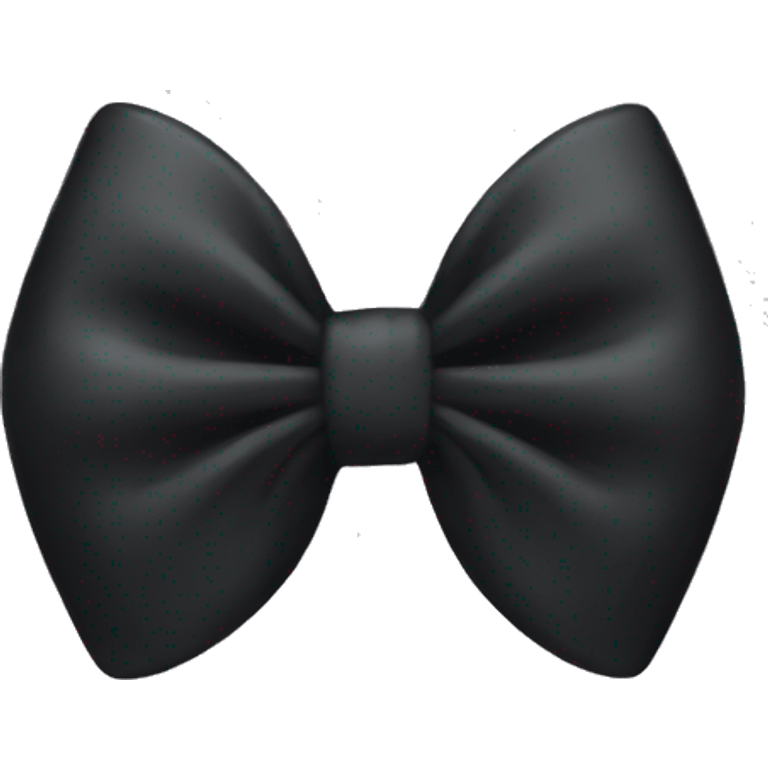 Black bow emoji