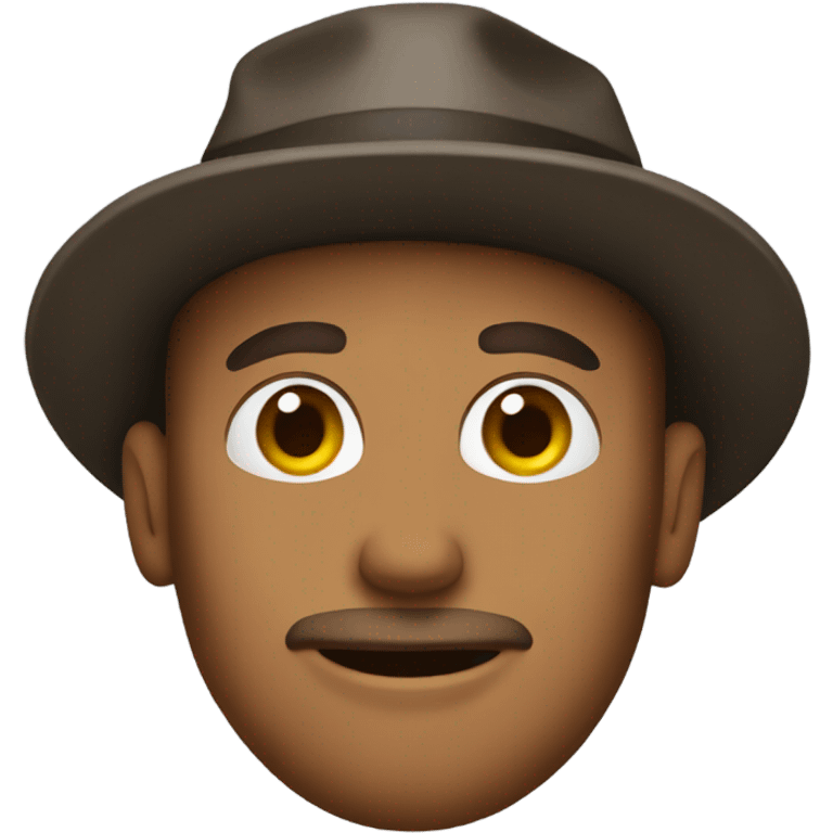 guy with a hat emoji