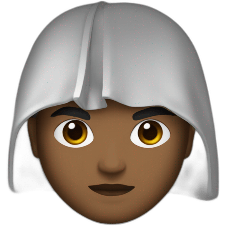 anakin skywalker sith eyes, hood (waist up, front facing) emoji