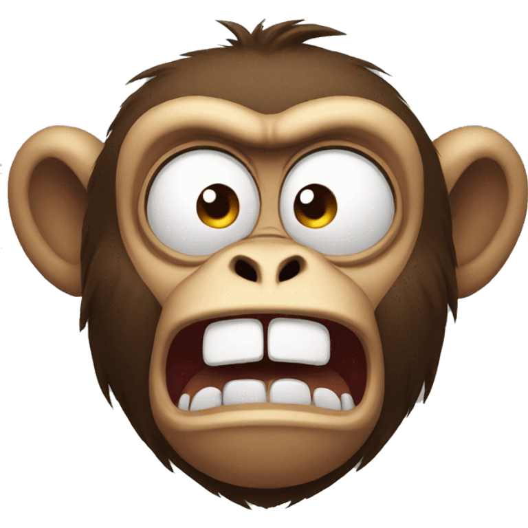 monkey angry emoji